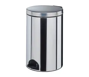 Rossignol Sanelia 90360 chrómovaný / Pedálový odpadkový kôš / 20 L