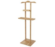 Compactor Bamboo - Bambusový stojan na oblečenie s odkladacou plochou / 44.5 x 32 x 115 cm