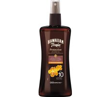 Hawaiian Tropic Protective Dry Oil Spray SPF10 / Opaľovací suchý olej v spreji