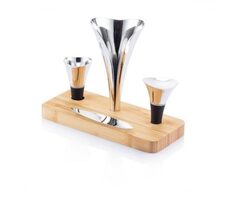 XD Design Sada na víno Airo Lux strieborná