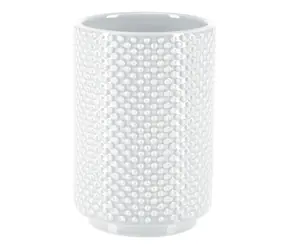 Spirella MERO kelímok na zubné kefky biely