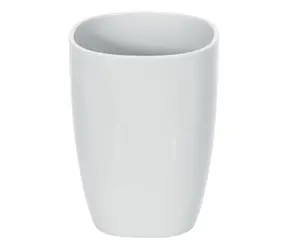 Spirella PURE kelímok na zubné kefky biely / plast