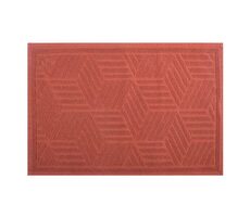 Spirella CUBO kúpeľňová predložka 50 x 80 cm terakota / bavlna / protišmyková 