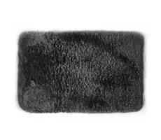 Spirella FINO kúpeľňová predložka 40 x 60 cm čierna / mikrovlákno / protišmyková