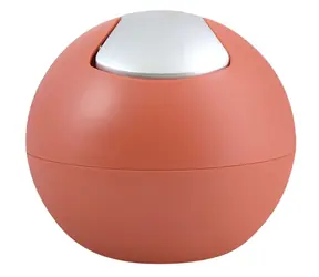 Spirella BOWL MATT mini výklopný odpadkový kôš 1 L matný terakota