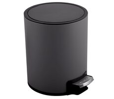 Spirella RIKU Pedálový odpadkový kôš 3 L matná šedá / oceľ