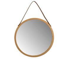 Spirella ADEL nástenné zrkadlo bambus 40 cm