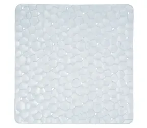 Spirella BIONIC protišmyková podložka do sprchy priehľadná / PVC / 55 x 55 cm