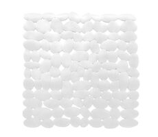 Protišmyková sprchová podložka Spirella MARATHON biela / PVC / 54 x 54 cm