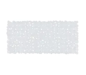 Spirella RIVERSTONE protišmyková podložka do vane priehľadná / PVC / 75 x 36 cm