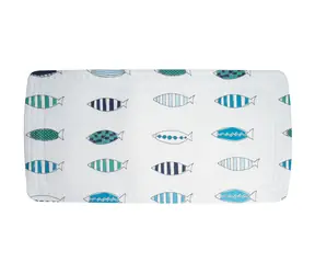 Spirella SANTORINI protišmyková podložka do vane rybičky motív / PVC / 71 x 36 cm