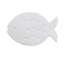 Spirella protišmykové prísavky v tvare rybičiek biela / PVC / 5 ks