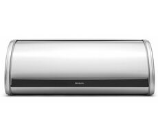 Zánovné - Brabantia Roll Top Chlebník 16L matná strieborná / nerez oceľ / 44.5 x 17.3 x 26.2 cm / zánovná