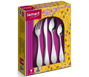 Lamart Kid Sada detských príborov 4ks / nerez
