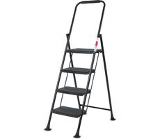 Lamart Eurostep Schodíky 4 stupne 150kg čierna / oceľ