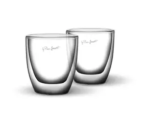 Lamart Vaso Sada 2 pohárov na Espresso 80ml číra / Borosilikátové dvojité sklo