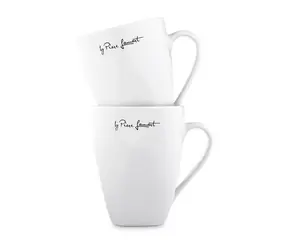Lamart Dine Sada hrnčekov 2ks 350ml biela / porcelán