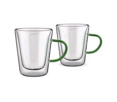 Lamart Vaso Sada pohárov na čaj 2ks 300ml zelená / sklo