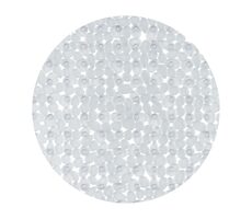 Rozbalené - Spirella RIVERSTONE protišmyková okrúhla podložka do sprchy priehľadná / PVC / 57 cm / rozbalené