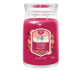 Yankee Candle SANTA ON SKIS Signature veľký