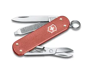 VICTORINOX Vreckový nôž Classic SD Alox Stone Red / 58 mm / Limitovaná edícia 2025