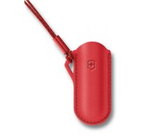 VICTORINOX Kožené puzdro pre vreckový nôž Classic Style Icon červená