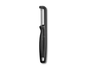 VICTORINOX Škrabka Iota s vrúbkovaným ostrím čierna