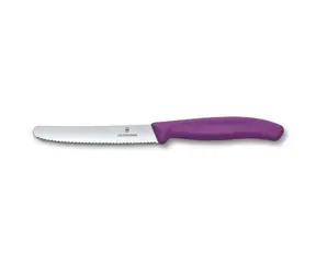 VICTORINOX Nôž na paradajky Swiss Classic 11 cm fialová
