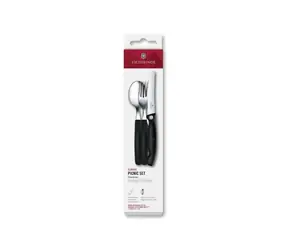 VICTORINOX Swiss Classic Pikniková súprava 3 ks čierna