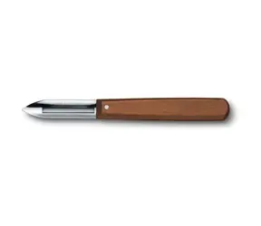 VICTORINOX Škrabka na zemiaky pre pravákov s drevenou rukoväťou