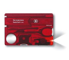 VICTORINOX Karta SwissCard Lite červená v blistri