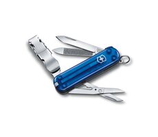VICTORINOX Vreckový nôž Nail Clip 580 Blue Transparent