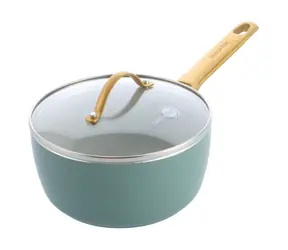 GreenPan Padova Reserve hrniec s uchom 18 cm modrá / keramika / 2 l