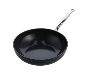 GreenPan Nepriľnavá keramická wok panvica Barcelona Pro 28 cm čierna