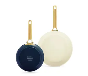 GreenPan Sada 2 nepriľnavých keramických panvíc Padova Reserve 20 cm + 26 cm modrá