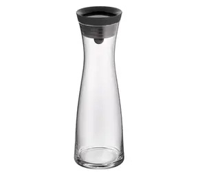 WMF Basic karafa na vodu 1l čierna / uzáver / integrované sitko / 1l / 29 x 10 cm