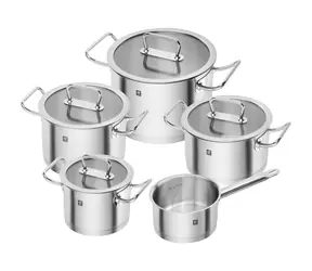 Bazár - Zwilling Pre sada nerezového riadu 5ks / 4X hrniec + pokrievka / 1x rajnicu / bazár