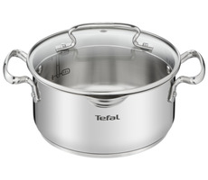 Tefal Duetto+ G7194455 Kastról s pokrievkou 20 cm / 2.9 l / nerez
