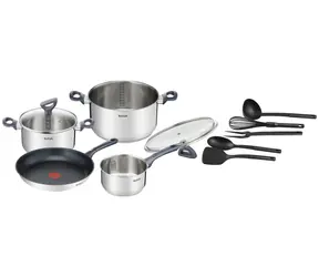 TEFAL Daily Cook G713SB74 11ks / sada hrncov + kuchynské náčinie / 3x hrniec / 1x panvica / 2x pokrievka / 5x kuchynské náčinie