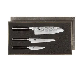 KAI Shun Classic DMS-310 sada 3 nožov/nôž 9cm + univerzálny nôž 15cm + Santoku 18cm