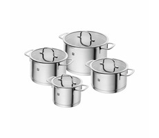 Zwilling True Flow sada nerezového riadu 4ks / 4x hrniec s pokrievkou
