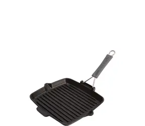 STAUB 40509-344-0 grilovacia panvica 24cm čierna