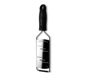 Microplane Gourmet plátkovacie strúhadlo čierna / 31 x 7.5 x 3 cm / nerez oceľ