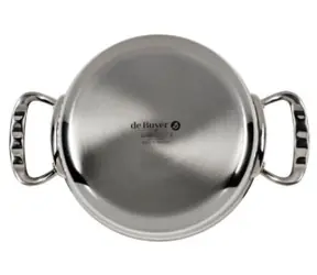 De Buyer Affinity Nízky hrniec s pokrievkou 20 cm / 1.7 l / nerezová oceľ