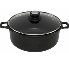 De Buyer Choc Extreme Hrniec so sklenenou pokrievkou 24 cm / 4.7 l / kovaný hliník 