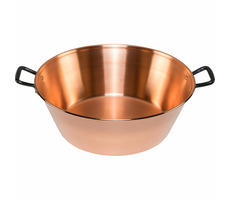 De Buyer Kónický hrniec 38 cm / 9 l / meď + nerezová oceľ 