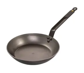 De Buyer Mineral B oceľová panvica s plochou rukoväťou 26 cm