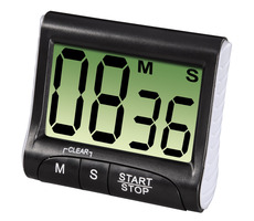 Xavax Countdown čierna / digitálna kuchynská minútka