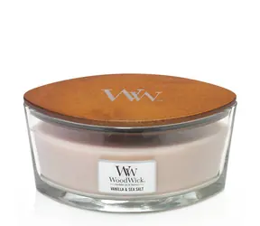 WoodWick Vanilla &amp; Sea Salt Elipsa 453.6g - sviečka loď