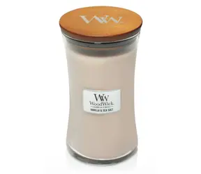 WoodWick Vanilla &amp; Sea Salt 609.5g - váza veľká